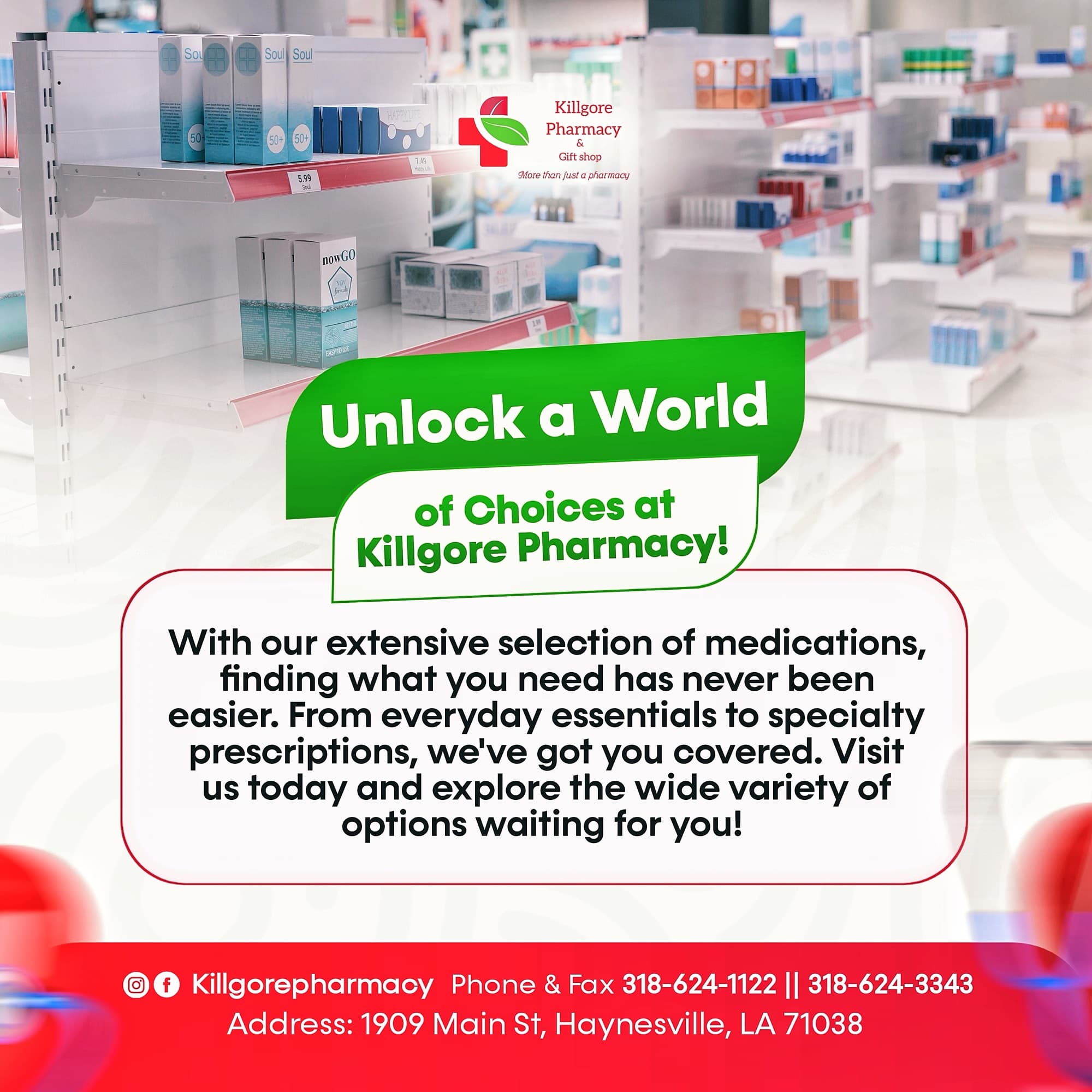 Killgore's Pharmacy — Retail client of NeX Consulting